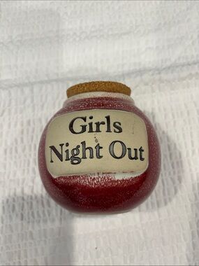 Muddy Waters Pottery Girls Night Out Savings Jar with Cork